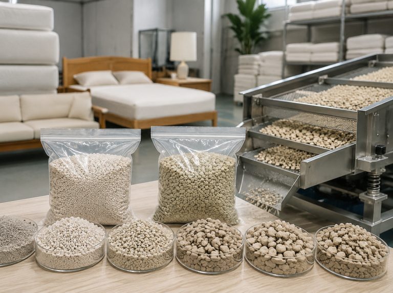 横沥镇白沸石与斜发沸石颗粒